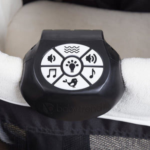 Baby Trend Unisex Portable Deluxe Infant Twin Play Nursery Center, Circle Tech