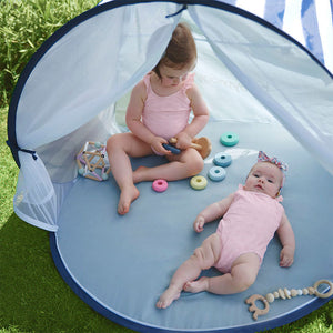 Babymoov Kid's UV Resistant Portable Pop Up Sun Shelter and Marine Play Tent - TRAPSKI