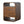 Solid Wood Chestnut Curve 2-Drawer Nightstand, 2 Open Slots