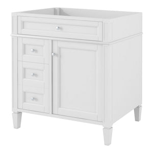Bathroom Vanity With 2 Drawers and Tip-Out Storage Cabinet