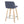 Toriano - Contemporary Fixed Height Counter Stool With Swivel With Square Footrest (Set of 2)