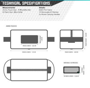 Soft Tactical Storage Pouch (4 Pack)