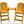 Tete-a-Tete Chair Set in Dining, Counter & Bar Heights
