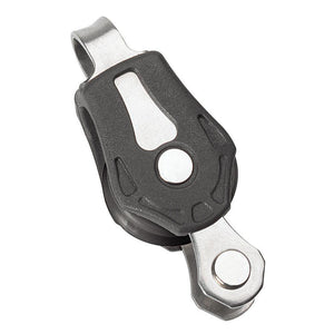 Barton Marine Size 0 20mm Plain Bearing Pulley Block Single Fixed Eye Becket [N00111] - TRAPSKI