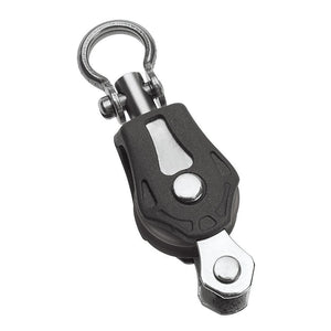 Barton Marine Size 0 20mm Plain Bearing Pulley Block Single Swivel Becket [N00131] - TRAPSKI