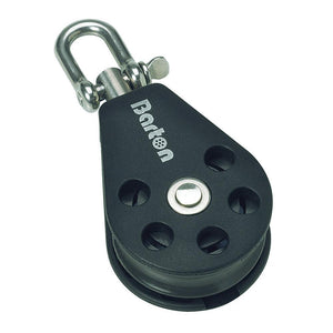 Barton Marine Size 1 Single Swivel Block w/Becket - TRAPSKI