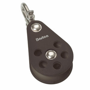 Barton Size 5 54mm Plain Bearing Pulley Block Single Block Swivel [N05130] - TRAPSKI