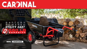 Heavy Duty Electric Utility Cart 40V Battery-Powered Wheelbarrow 660-lb. Bucket Capacity - TRAPSKI