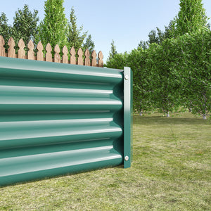 Raised Garden Bed Kit - Metal Raised Bed Garden 7.6x3.7x0.98ft