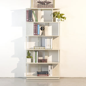 Modern 5 Tier Open Storage Bookcase