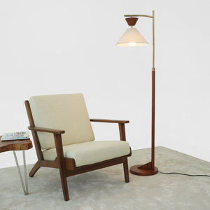 Floor Lamp, Standing Light For Living Room - Brown