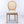 A&A French Style Solid Wood Frame Dining Chairs Set of 2