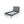 Twin Bed With Curved Headboard - Gray / Black