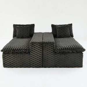 Multifunctional Sofa, Side-By-Side Or Facing Each Other