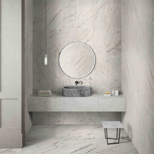 Bathroom Vessel Sink, Semi Polished Surface