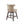 360 Degree Swivel Counter Stool With Silver Detailing