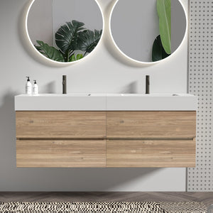 Grace 60" Bathroom Vanity with Double Drawers