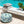 Outdoor Inflatable Ottoman - Coastal Leaves