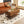 Rectangle Lift Top Coffee Table With Hidden Storage And Lower Shelf - Brown