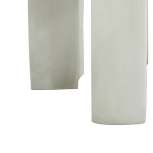 Outdoor MGO Round Top Side Table in Antique White
