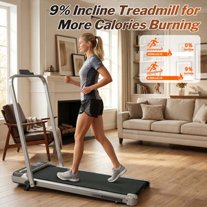 3-In-1 Under Desk Treadmill with Incline