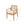 Outdoor Dining Chairs Set of 2 with Acacia Wood and Rope Design