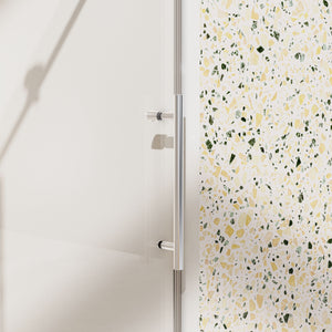 Frameless Single Sliding Soft Close Shower Doors, 5/16" Sgcc Tempered Glass