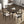 Modern Round Rubber Wood Dining Table for 4-6