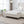 Modern Upholstered Storage Bench With Rolled Armrests]