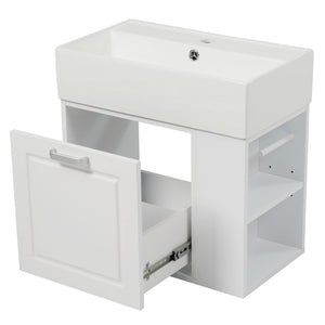 Modern Wall Mounted Bathroom Vanity With Sink