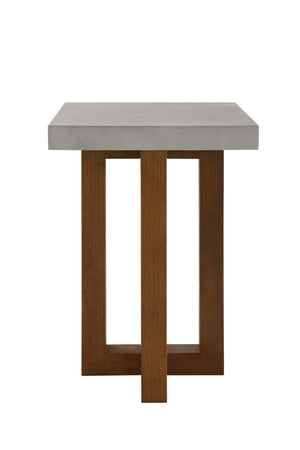 Keven Faux Concrete Top Table