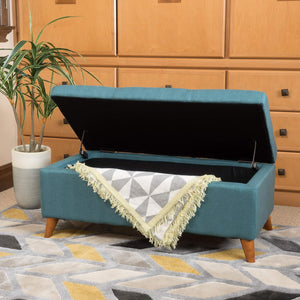 Tufted Ainsley Button Storage Ottoman Bench