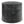 Connor Round Pouf - Distressed Black