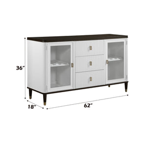 Carene Server Brown / White