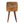 Solid Wood Mini Curved Nightstand, 2-Drawers, Oak-ish