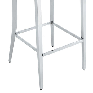 Bar Chairs & Crystal Clasp Design (Set of 2)