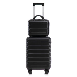 14'/20' 2-Piece ABS Spinner Wheel Luggage Set with Combination Lock