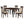 Gianna - 5 Piece Rectangular Dining Set With Table Upholstered Chairs - Cappuccino
