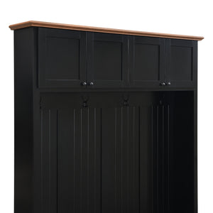 Entryway Hall Tree With Bench And Storage