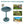 Outsunny 28'' Bird Bath Outdoor Resin Decor with Fleur De Lis Pattern
