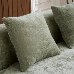 Modular L-Shape Sectional Sofa With Curved Chaise
