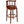 Swivel Cow Top Wooden Bar Stool, 360 Degree Swivel Bar Height Chair With Backs For Home Kitchen Counter