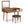 Classic Wood Makeup Vanity Set With Flip-Top Mirror And Stool, Dressing Table With Three Drawers And Storage Space