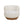 Fuji - 360 Swivel Low Barrel Back Accent Chair - Ivory White
