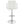 Letitia - Adjustable Height Bar Stool - White