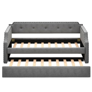 Upholstered Daybed With Trundle