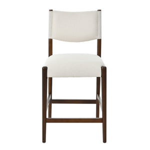 26.4" Solid Wood Counter Height Barstools, Modern Bar Stools Set of 2