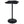 Fresno - Curved Cloud Shaped Bistro Bar Table Bar Table - Black