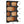 4 Tier S-Shaped Freestanding Storage Shelf For Living Room - Black / Brown