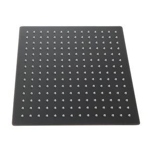10" Square Rainfall Shower Head With Silicone Nozzle - Oil-Rubbed Bronze